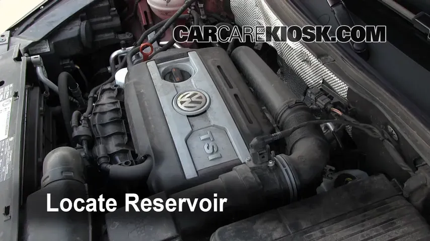 2011 Volkswagen Tiguan SE 2.0L 4 Cyl. Turbo Líquido limpiaparabrisas Agregar líquido